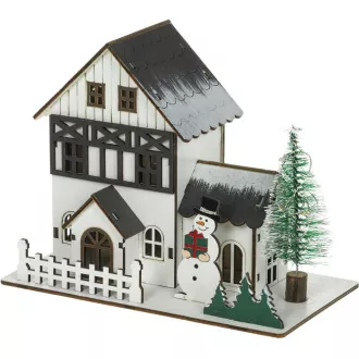 RXL 465 Domček v zime 18cm 7LED WW RETLUX