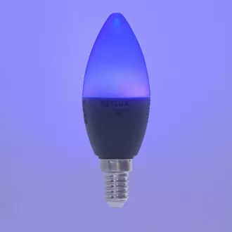 RSH 100 C37 E14 žiar. 4,5W RGB CCT RETLUX