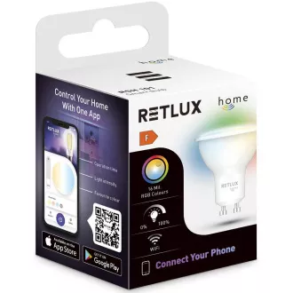 RSH 101 GU10 žiar. 4,5 W RGB CCT RETLUX