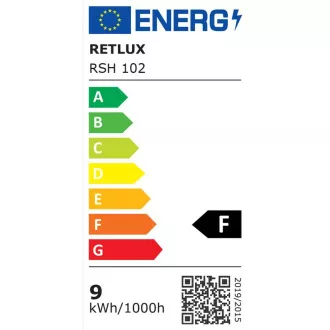 RSH 102 A 60 E27 žiar. 9W RGB CCT RETLUX