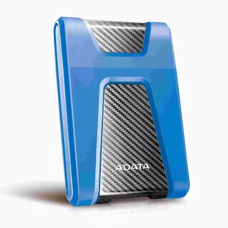 ADATA Externý HDD 2TB 2,5" USB 3.1 DashDrive Durable HD650, modrý (gumový, nárazu odolný)