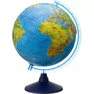 Alaysky Globe 25 cm Reliéfny fyzický a politický glóbus s LED podsvietením