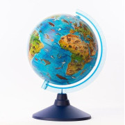 Alaysky Globe 25 cm Zoogeografický glóbus pre predškolské deti, popisky v angličtine