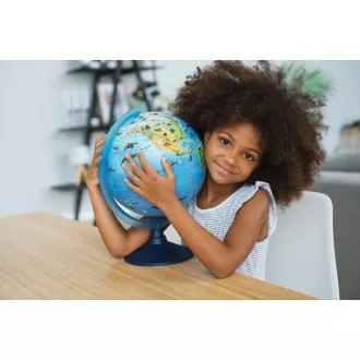 Alaysky Globe 25 cm Zoogeografický glóbus pre predškolské deti, popisky v angličtine