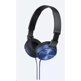 SONY stereo slúchadlá MDR-ZX310, modrá