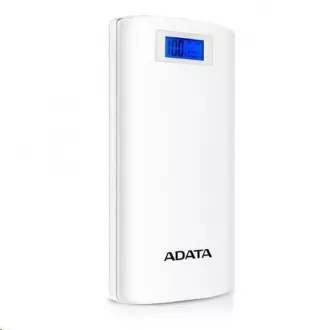 ADATA PowerBank P20000D - externá batéria pre mobil/tablet 20000mAh, 2, 1A, biela ADATA PowerBank P20000D - externá batéria pre mobil/tablet 20000mAh, 2, 1A, biela