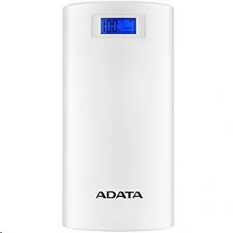 ADATA PowerBank P20000D - externá batéria pre mobil/tablet 20000mAh, 2, 1A, biela ADATA PowerBank P20000D - externá batéria pre mobil/tablet 20000mAh, 2, 1A, biela