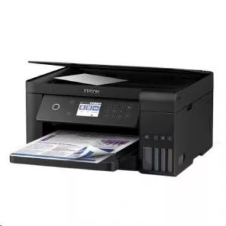 EPSON tlačiareň ink L6160, 3in1, CIS, A4, 33ppm, 4ink, USB, Wi-Fi, Ethernet, LCD touch-panel EPSON tlačiareň ink L6160, 3in1, CIS, A4, 33ppm, 4ink, USB, Wi-Fi, Ethernet, LCD touch-panel
