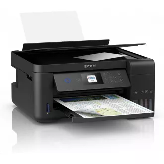 EPSON tlačiareň ink L4160,3in1, CIS, A4,33ppm black, 4ink, USB, Wi-Fi, EPSON connect, LCD touch-panel, SD reader, Tank system EPSON tlačiareň ink L4160,3in1, CIS, A4,33ppm black, 4ink, USB, Wi-Fi, EPSON connect, LCD touch-panel, SD reader, Tank system