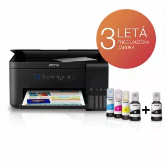 EPSON tlačiareň ink L4150, 3in1, CIS, A4, 33ppm black, 4ink, USB, Wi-Fi, EPSON connect, Tank system EPSON tlačiareň ink L4150, 3in1, CIS, A4, 33ppm black, 4ink, USB, Wi-Fi, EPSON connect, Tank system
