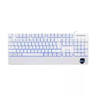 C-TECH klávesnica KB-104W, USB, 3 farby podsvietenia, biela, CZ/SK C-TECH klávesnica KB-104W, USB, 3 farby podsvietenia, biela, CZ/SK