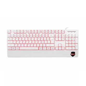 C-TECH klávesnica KB-104W, USB, 3 farby podsvietenia, biela, CZ/SK C-TECH klávesnica KB-104W, USB, 3 farby podsvietenia, biela, CZ/SK