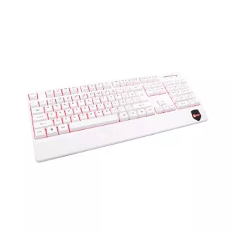 C-TECH klávesnica KB-104W, USB, 3 farby podsvietenia, biela, CZ/SK C-TECH klávesnica KB-104W, USB, 3 farby podsvietenia, biela, CZ/SK