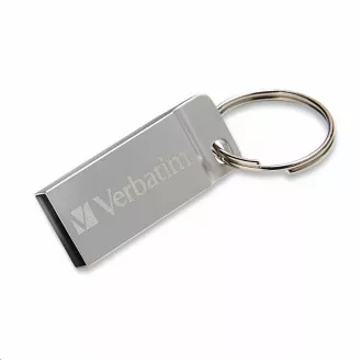 VERBATIM Flash Disk 16GB Metal Executive, USB 2.0, strieborná