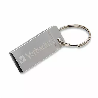 VERBATIM Flash Disk 64GB Metal Executive, USB 2.0, strieborná
