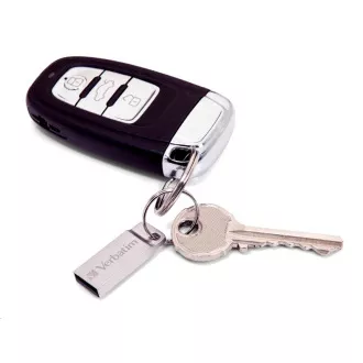 VERBATIM Flash Disk 64GB Metal Executive, USB 2.0, strieborná