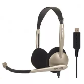 KOSS slúchadlá CS100 USB, slúchadlá s mikrofónom, bez kódu KOSS slúchadlá CS100 USB, slúchadlá s mikrofónom, bez kódu