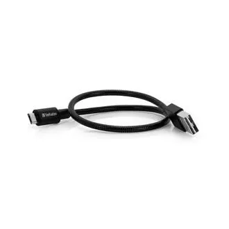 VERBATIM kábel Mirco B USB Cable Sync & Charge 100cm Black 48863 O2 polep