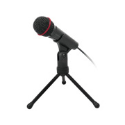 C-TECH stolný mikrofón MIC-01, 3, 5" stereo jack, 2.5m