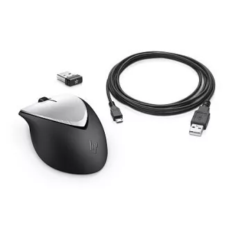 HP 500 Envy Rechargeable Mouse - Silver - MOUSE HP 500 Envy Rechargeable Mouse - Silver - MOUSE