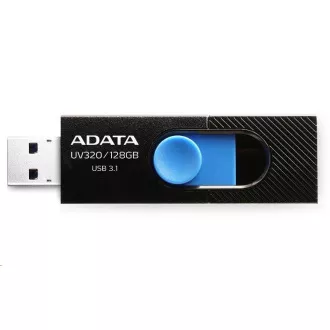 ADATA Flash Disk 128GB UV320, USB 3.1 Dash Drive, čierna / modrá