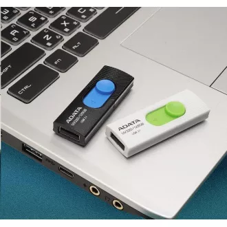 ADATA Flash Disk 128GB UV320, USB 3.1 Dash Drive, čierna / modrá