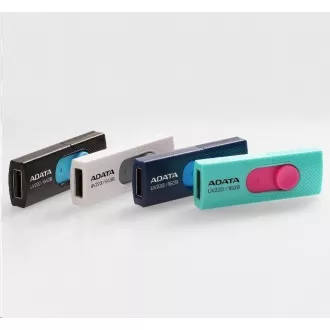 ADATA Flash Disk 16GB UV220, USB 2.0 Dash Drive, čierna / modrá ADATA Flash Disk 16GB UV220, USB 2.0 Dash Drive, čierna / modrá