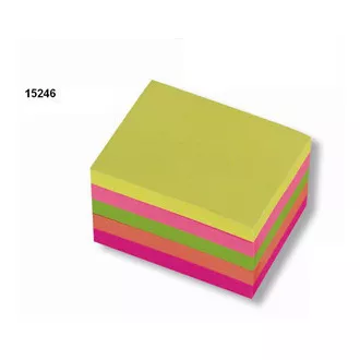 Bloček samolepiaci 51x38mm 5 neón farieb 5x60 listov Concorde Bloček samolepiaci 51x38mm 5 neón farieb 5x60 listov Concorde