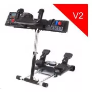 Wheel Stand Pro DELUXE V2, stojan na joystick a pedále Saitek Pro Rudder, Pro Flight Yoke System