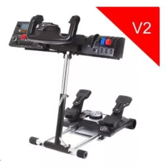 Wheel Stand Pro DELUXE V2, stojan na joystick a pedále Saitek Pro Rudder, Pro Flight Yoke System