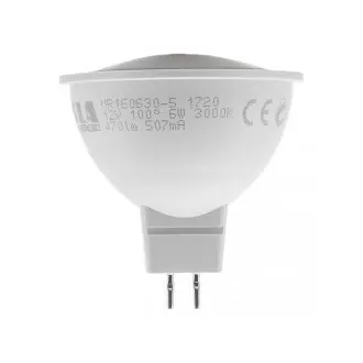 TESLA - LED MR160630-5, žiarovka GU5,3 MR16, 6W, 12V, 470lm, 25000h, 3000K teplá biela, 100 °