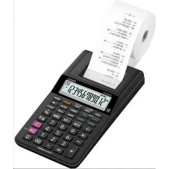 CASIO kalkulačka HR 8 RCE BK, tlačový klakulátor - Použité