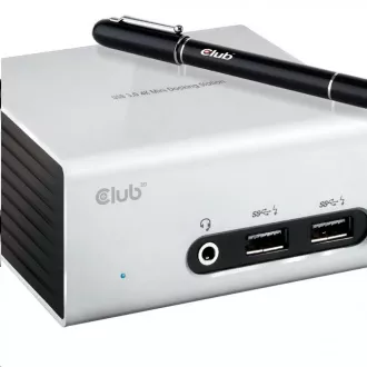 Club3D Dokovacia stanica USB-A 8v1, 1xHDMI, 1xDVI, 4xUSB, 1xRJ45, 1x3.5mm, šedá Club3D Dokovacia stanica USB-A 8v1, 1xHDMI, 1xDVI, 4xUSB, 1xRJ45, 1x3.5mm, šedá