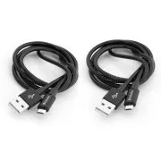 VERBATIM kábel Micro B USB Cable Sync & Charge 100cm (Black) + Verbatim Micro B USB Cable Sync & Charge 100cm (Black)