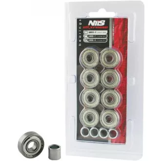 Náhradné ložiská NEX ABEC-9 RS Carbon v boxe, 8ks