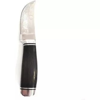 Outdoorový nôž so zdobenou čepeľou, 23 cm