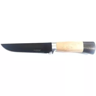 Outdoorový turistický nôž Kandar, čierny, 28 cm
