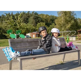 Kolieskové korčule 4v1 Enero KIDS - modro-biele, 34-37 Kolieskové korčule 4v1 Enero KIDS - modro-biele, 34-37