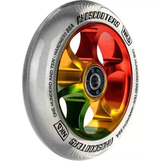 Kolieska na kolobežku NKD Rally Stunt 2ks, 110 mm, strieborné