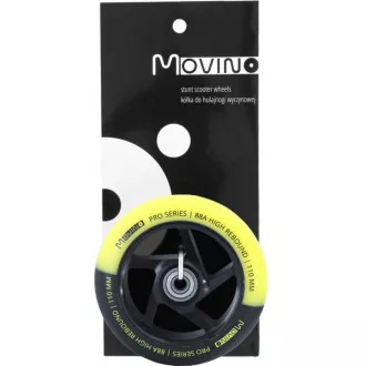 Náhradné MOVINO kolieska na freestyle kolobežku 100mm, PP, 2 ks, Červená