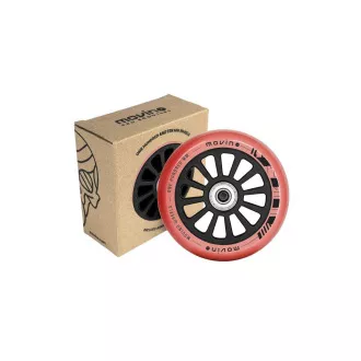 Náhradné MOVINO kolieska na freestyle kolobežku 100mm, PP, 2 ks, Červená