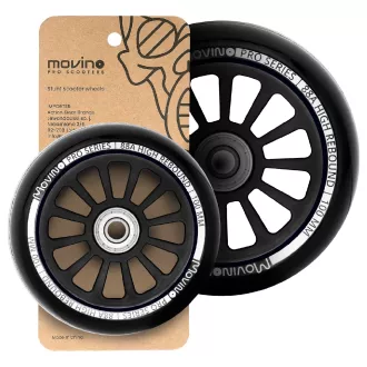 Náhradné MOVINO kolieska na freestyle kolobežku 100mm, PP, 2 ks, Čierna