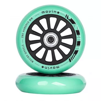 Náhradné MOVINO kolieska na freestyle kolobežku 100mm, PP, 2 ks, Mint Náhradné MOVINO kolieska na freestyle kolobežku 100mm, PP, 2 ks, Mint