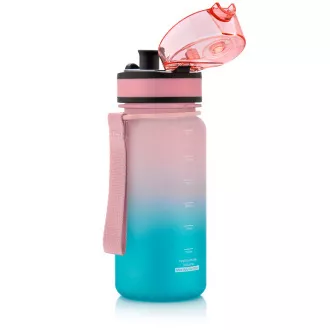 Tritánová športová fľaša MTR, 350ml, ružovo-modrá