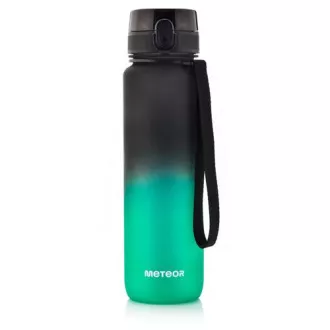 Tritánová športová fľaša MTR, 1000 ml, Čierno-zelená