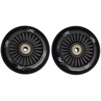 Náhradné kolieska do freestyle kolobežky - 100mm PU, čierne, 2 ks Náhradné kolieska do freestyle kolobežky - 100mm PU, čierne, 2 ks