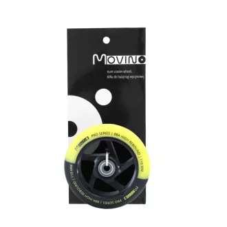 Náhradné kolieska na freestyle kolobežku MOVINO 110mm, hliník, 2 ks, Žltá