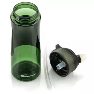 Športová fľaša na vodu MTR 670 ml, Čierna