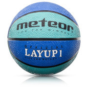 Basketbalová lopta METEOR LAYUP vel.1, modrý