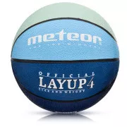 Basketbalová lopta MTR LAYUP vel.4, tmavomodrá